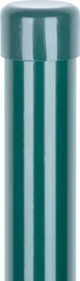 Image de Poteau Strend Pro METALTEC, 38/1500/1,25 mm, vert, rond, capuchon, Zn+PVC, RAL6005