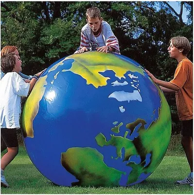 Produktbild von Togu Erdball mit Kontinentaufdruck, 12 kg, 200 cm