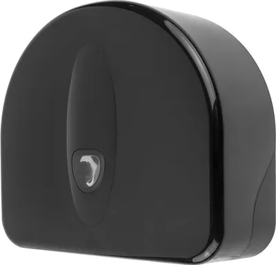 Produktbild von PlastiQLine 2020 - Großrollenspender MAXI - schwarz -Toilettenpapierspender