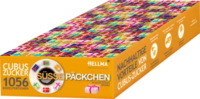 Zdjęcie produktu dla Hellma 60115061, Kostki cukru, Biały, 2,5 g, 361 mm, 175 mm, 62 mm