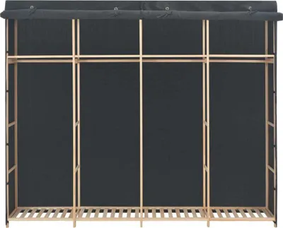 Immagine prodotto di Armadio Grigio 200x40x170 cm in Tessuto