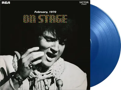 Image de Elvis Presley - On Stage February 1970 (Limited Edition) (Blue Coloured) (Reissue) (LP)