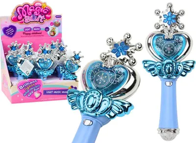 Image de La baguette de la princesse : lumières colorées et sons – bleue