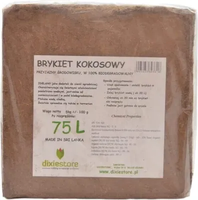 Obrázok produktu pre DIXIE STORE Kokosová zemina pre rastliny 5 x 5 kg zemina z kokosových vlákien