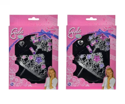 Produktbild von Simba Princess - Steffi Love Girls Prinzessinnen Set Tiara und Zauberstab mit Lichtfunktion