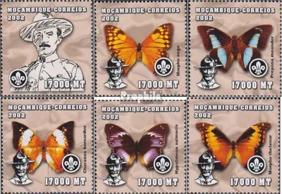 Produktbild von Briefmarken Mosambik 2002 Mi 2458-2463 (kompl.Ausg.) postfrisch Weltpfadfindertreffen