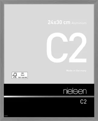 Obrázok produktu pre Hliníkový rám Nielsen C2 24x30 cm textúrovaný sivý matný
