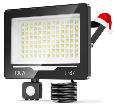 LED-Außenstrahler mit Bewegungsmelder 100W, 1 Stück