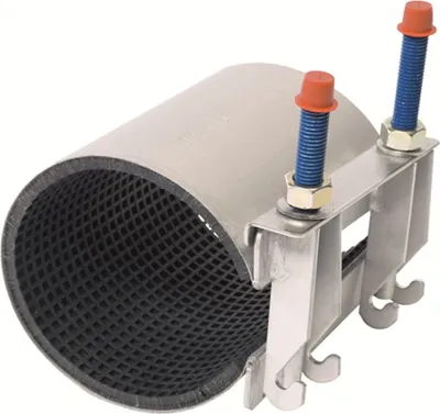 Produktbild von GEBO Unifix Middle Edelstahl-Dichtbandschelle Ø 48 - 55 mm, Länge 150 mm