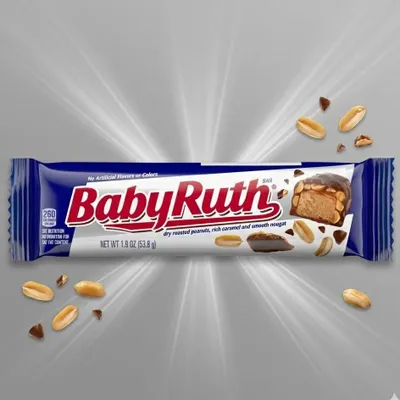 Produktbild von Baby Ruth Schokoladenriegel (59,9g) – Erdnuss, Karamell & Fudge