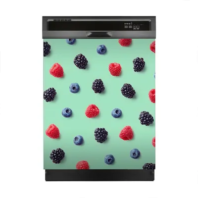 Produktbild von Aufkleber sticker 60x70 cm Dekorative folie Spülmaschine - Farbige Früchte