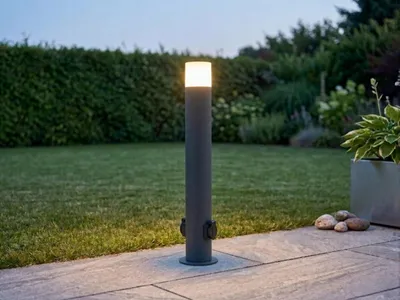 Immagine prodotto di HOOSIC antracite antracite Trio lanterna da giardino per pali da esterno 424067142