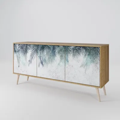 Immagine prodotto di Spacerebels cassettiera a 3 ante - credenza cassettiera - credenza alta - mobile armadio - soggiorno camera da letto - 57,5×164,5×42 (HxLxP)