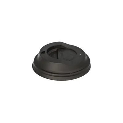 Immagine prodotto di 50 coperchi a cupola, C-PLA rotondo Ø 8 cm - 2,1 cm nero