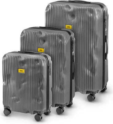 Produktbild von Crash Baggage Stripe Kofferset Gr. L/M/S - Smoke Grey