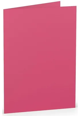 Produktbild von Rössler Papier 220719554 Coloretti Doppelkarte - B6 hoch, 5 Stück, pink