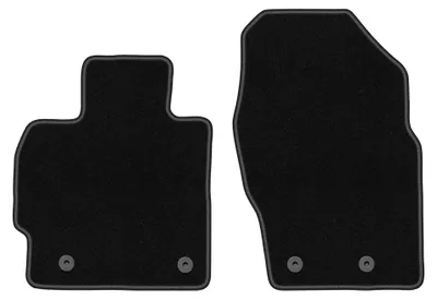 Image de Tapis avant en moquette pour Mazda CX-7 2009-2012 (SUV) – 2 pièces, noirs, sur mesure – Wielganizator BASIC