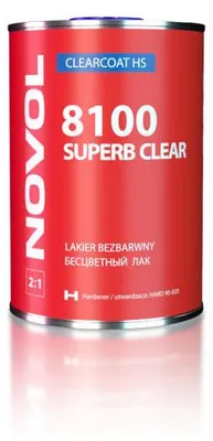 Zdjęcie produktu dla Novol 8100 SUPERB CLEAR - lakier bezbarwny HS 1l