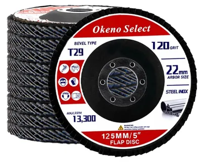 Produktbild von Pack mit 10 Schleifscheiben, Körnung 120, für Metall und Holz