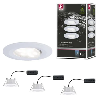 Zdjęcie produktu dla Paulmann Lampa wpuszczana LED Calla zestaw podstawowy obrotowy