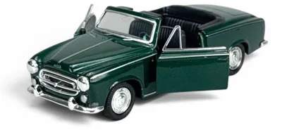 Obrázek produktu pro Welly, model auta "Old Timer", Peugeot 403 z roku 1957, bez střechy, zelený, měřítko 1:34, kovový model, , v originální krabici, číslo produktu 42354