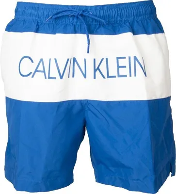 Image de Boxer homme mer CK CALVIN KLEIN piscine avec poches et cordon extérieur article ZM0ZM02012 MEDIUM DRAWSTRING, XL, Poliestere 100%