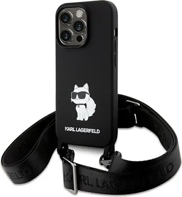 Immagine prodotto di Karl Lagerfeld Klhcp15Xscbscnk Custodia rigida per Iphone 15 Pro Max 6.7 Czarny/Black Crossbody Silicone Choupette