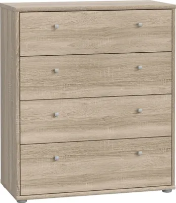Image de Kommode >Tembi< in Sonoma Eiche - 73,7x85,5x34,8cm (BxHxT)
