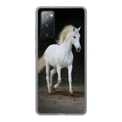 Produktbild von MuchoWow® Handyhülle Schutzhülle Hülle für Samsung Galaxy S20 FE Pferde - Sand - Dunkel Silikon Softcase Handy Hülle - Abdeckung