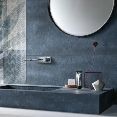 Productafbeelding van CASA39, keramische vloertegel, effen blauw, 120x120 cm, Gigacer Krea