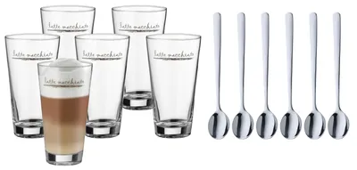 Produktbild von WMF 09.9626.9999, Transparent, Glas, Edelstahl, Rund, 6 Stück(e)