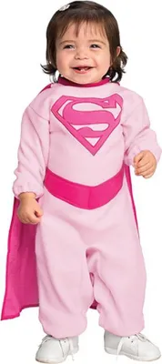 Produktbild von Rosa Supergirl Kindergröße: 68-80