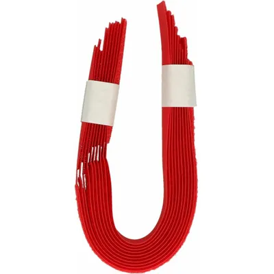 Image de Bande d'identification des vaches Velcro rouge