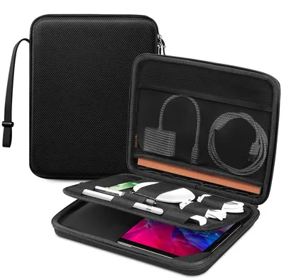 Produktbild von FINPAC 11 Zoll Tasche Hülle Tasche mit Zubehör Organizer – ZA -Schwarz