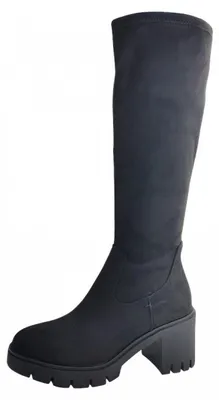 Produktbild von Marco Tozzi Damenschuhe Reißverschluss Schaftstiefel Schwarz Freizeit