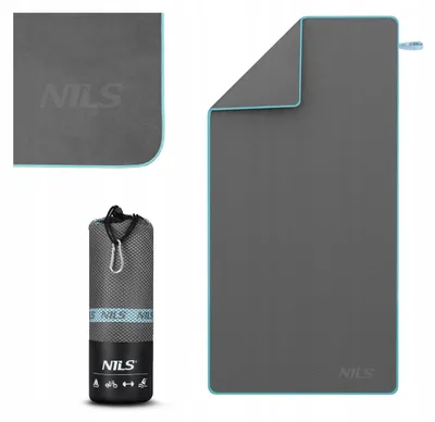 Produktbild von Nils NCR13 Schnelltrocknendes Mikrofaser Handtuch für Strand