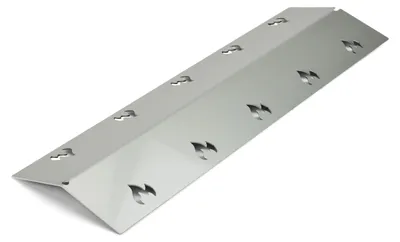 Produktbild von Edelstahl Brennerabdeckung - 390x125mm - extra stark 1,5mm - passend für viele Grills