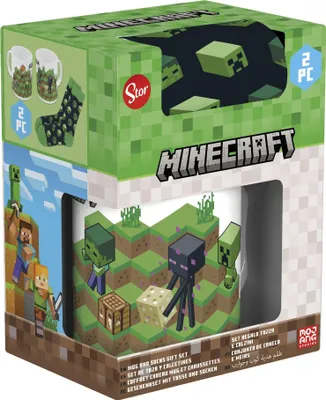 Image de Lot tasse et chaussettes Minecraft