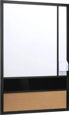 Obrázek produktu pro Spacetronik třídílná za sucha stíratelná nástěnná tabule 60x90 s držákem