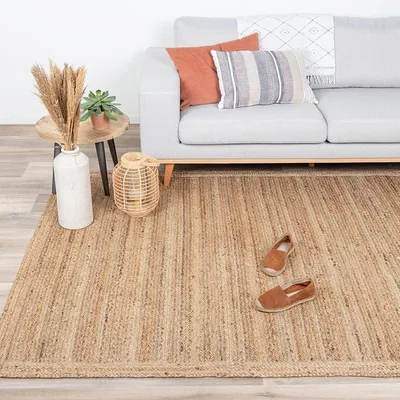 Image de Volero - Tapis en jute - Fair Naturel - 80x150 cm