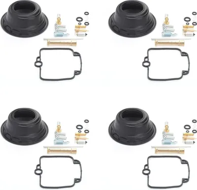 Image de 4 kits de réparation pour carburateur, révision du carburateur, adaptés aux modèles Suzuki GSF400 GSF400P BANDIT