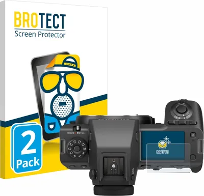 Produktbild von 2x BROTECT Schutzfolie für Fujifilm GFX100 II (Schulterdisplay) Displayschutz Displayschutzfolie Folie Matt Entspiegelungsfolie