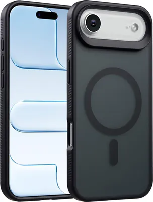 Image de Accezz Rugged Frosted MagSafe Backcover pour l'Apple iPhone Air - Noir