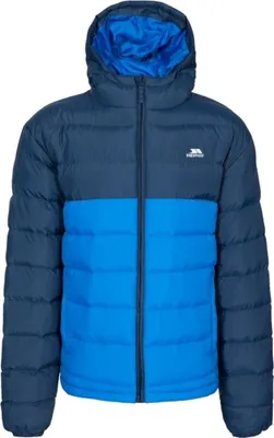 Produktbild von Trespass Oskar Pufferjacke Navy Größe M, gepolstert, gesteppt, wind- und wasserabweisend