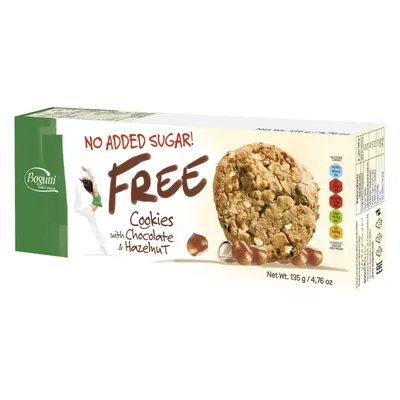 Zdjęcie produktu dla SUGAR FREE Fit orzechowy 135g BOGUTTI