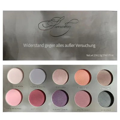 Zdjęcie produktu dla Elegancka paleta cieni do powiek SMOKY EYESHADOW – idealna do tworzenia zmysłowego makijażu oczu