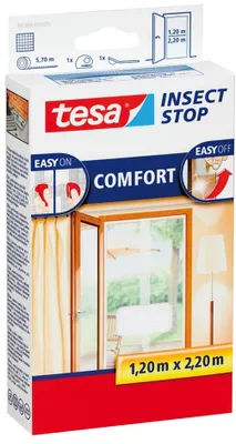 Image de tesa Fliegengitter Comfort Klett für Tür XL anthrazit