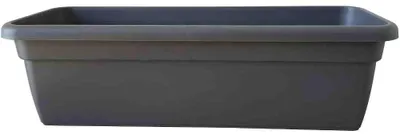 Productafbeelding van Omgoods - Balkonbloembak 80 cm met Waterinjectie in Antraciet