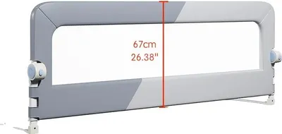 Obrázok produktu pre Detské zábradlie, nastaviteľná výška, konštrukcia bezpečná pre deti, 1 kus 1,8 m