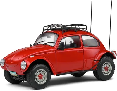 Image de Solido Modèle réduit de voiture échelle 1:18 VW Volkswagen Coccinelle Baja Rouge rouge 1976 S1809602